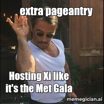 Trump welcomes Xi with red carpet meme: Hosting Xi like it's the Met Gala — extra pageantry