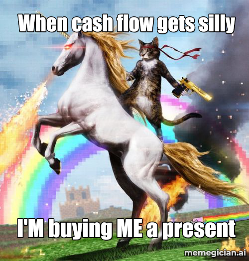 Nvidia’s $150B buyback meme: When cash flow gets silly — I'M buying ME a present