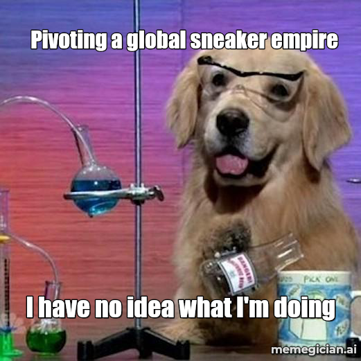 Nike’s revenue slump meme: Pivoting a global sneaker empire — I have no idea what I'm doing