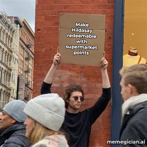 Hildasay Island for Sale meme: Make Hildasay redeemable with supermarket points